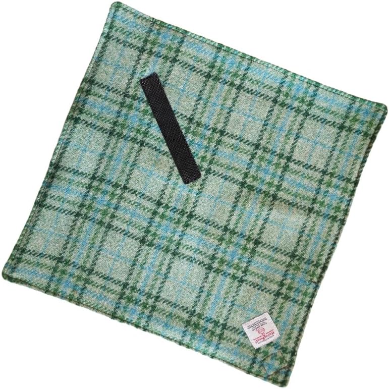 Harris Tweed Camera Wrap, 31x31cm (12.2 inch), Magic Self-Adhesive Protective Cloth with Microfiber Suede Inner, Anti-Scratch Lens Wrapper for DSLR/Camera/Lens/Phone/Accessories(No.857)